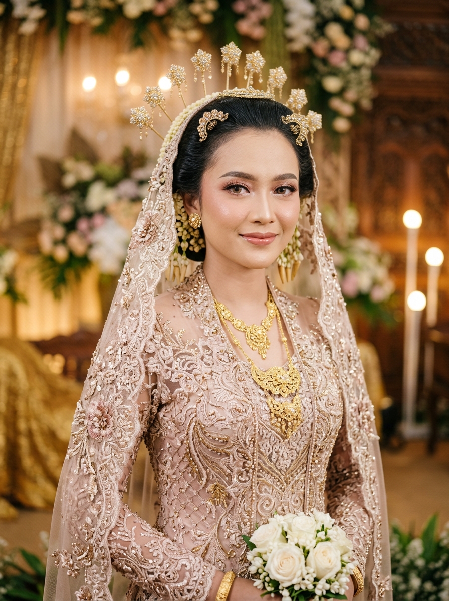 Riasan pengantin flawless Aura Belle MUA